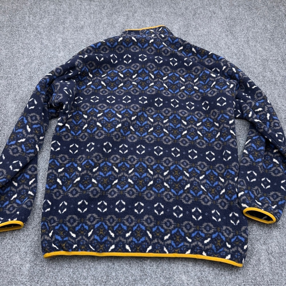 Patagonia Synchilla Snap-T Pullover Mens XL Tundra Cluster New Navy Fleece 25450 - Picture 8 of 9